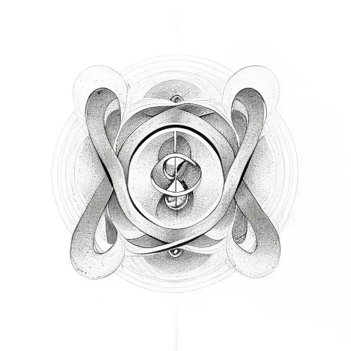 infinity sign with always and forevermore and eternally internity  tattoo design idea