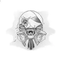 Clapperboard tattoo design idea