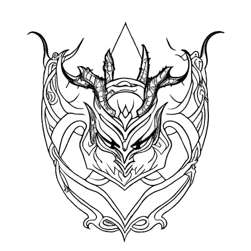 Create a tattoo inspired by the mythical world of Elden Ring tattoo design idea