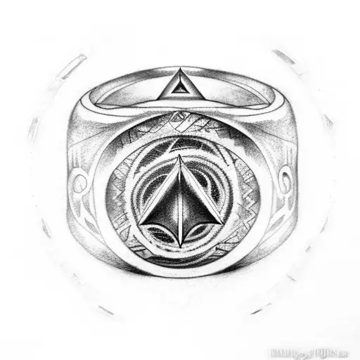 great runes elden ring tattoo design idea
