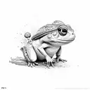 Toad tattoo design idea