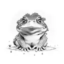Toad tattoo design idea