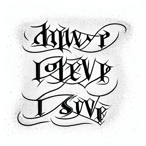 Ambigram with the word "Solvent" rightside-up and "Insolvent" when upside-down tattoo design idea