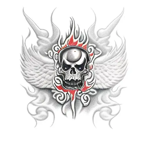 beer flame harley  tattoo design idea