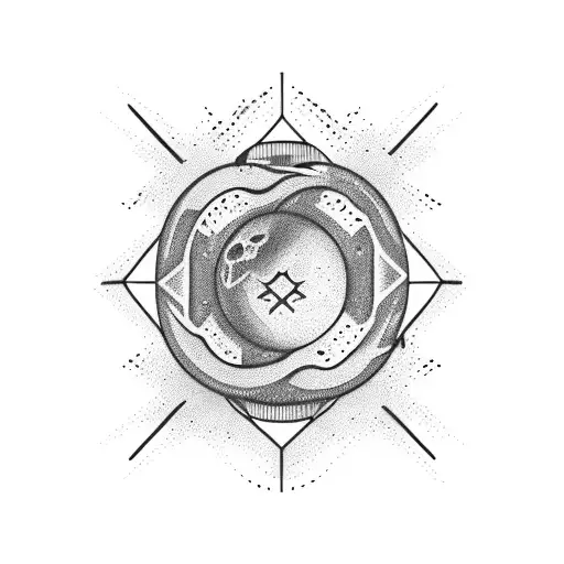 meteor tattoo design idea