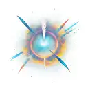 meteor tattoo design idea