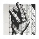 444 in Roman numerals side of hand tattoo design idea