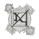 444 in Roman numerals tattoo design idea