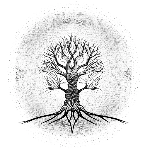 Tree of Life tattoo design idea