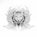 Umbanda tattoo design idea