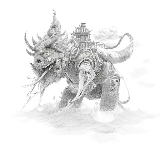 ghibli  tattoo design idea