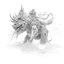 ghibli  tattoo design idea