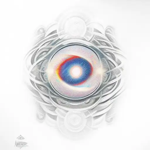 Quasar tattoo design idea