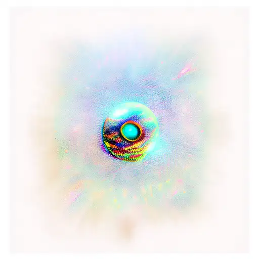 Quasar tattoo design idea