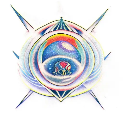 Quasar tattoo design idea