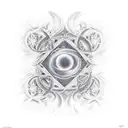 Quasar tattoo design idea