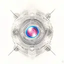 Quasar tattoo design idea