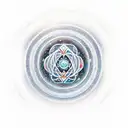 tolken symbol for love in a quasar mansculine tattoo design idea