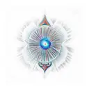 Quasar tattoo design idea