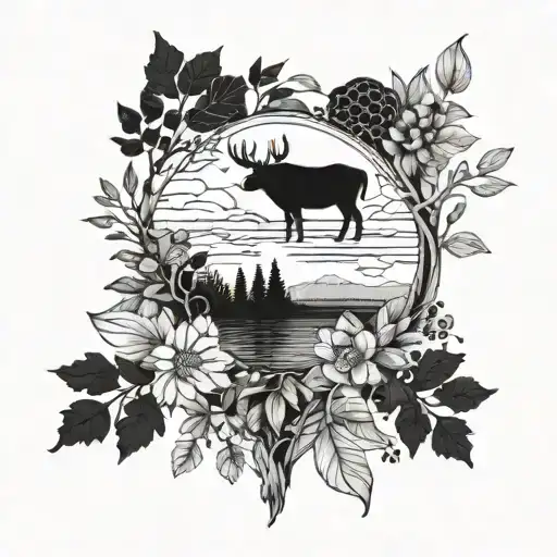 Minnesota nature inspired tattoo tattoo design idea