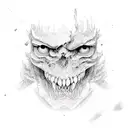 basking in the solice of regret tattoo design idea