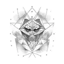 basking in the solice of regret tattoo design idea