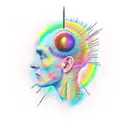 mental struggle  tattoo design idea