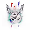 mental struggle  tattoo design idea