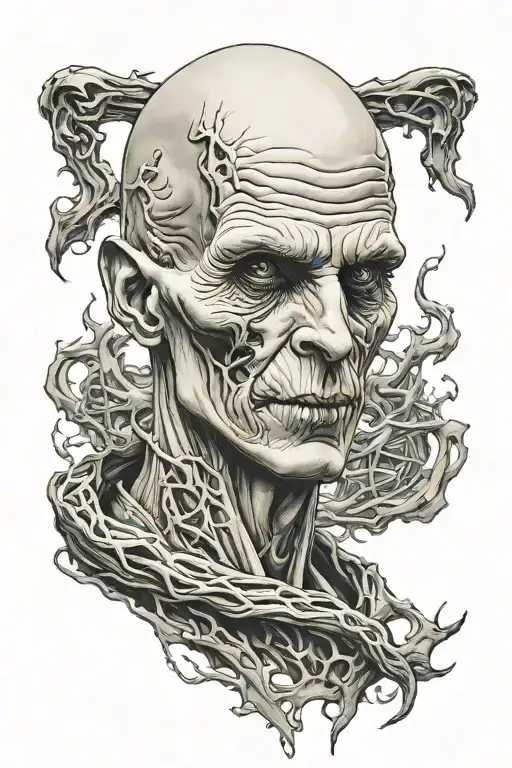 lord voldemort inn all tattoo design idea
