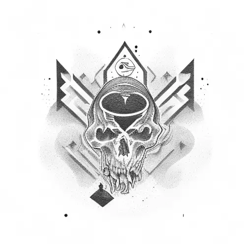 trust no one tattoo design idea