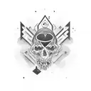 trust no one tattoo design idea