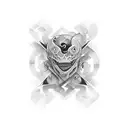 trust no one tattoo design idea