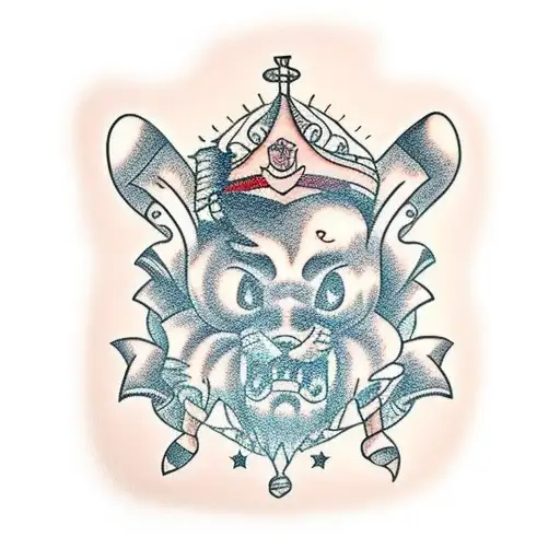 Disney Castle  tattoo design idea