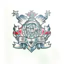 Disney Castle  tattoo design idea