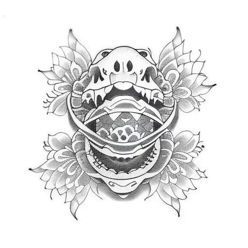 tortuga tattoo design idea