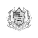 cop and patriotic  tattoo design idea