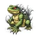 Mario koopa tattoo design idea