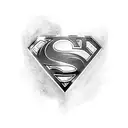 Superman's emblem morphing into a soaring bird tattoo design idea