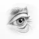 A black and grey portrait of Superman with a tear falling from his eye tattoo design idea