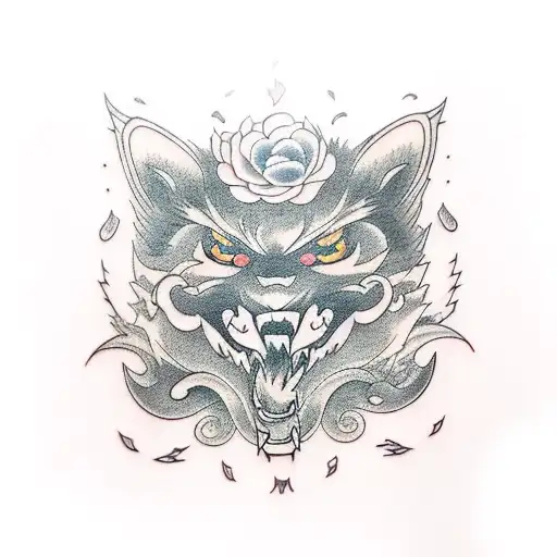 firefox shinigami tattoo design idea