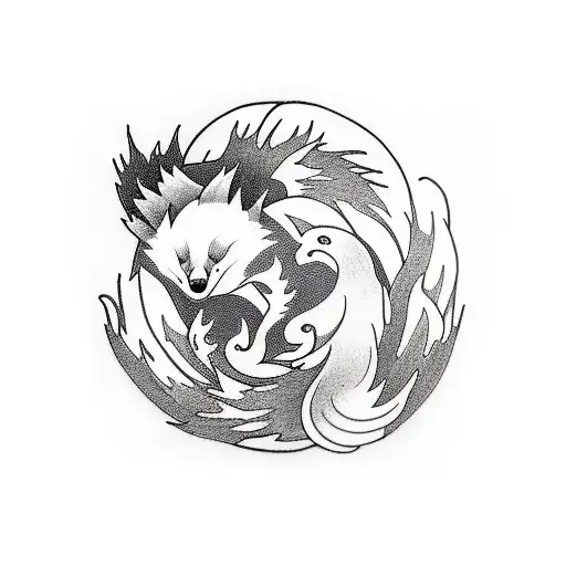 firefox kami tattoo design idea