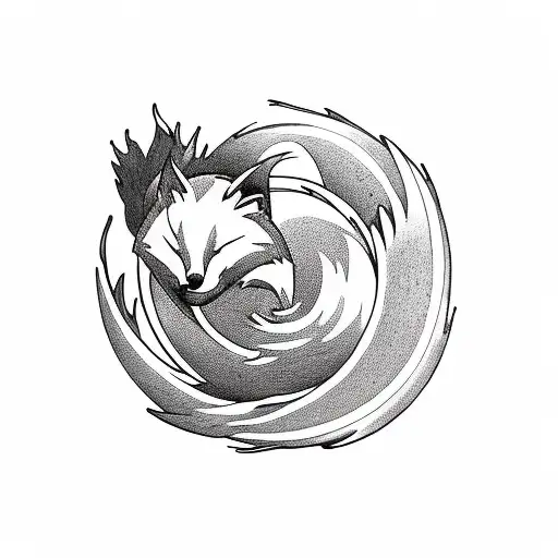 firefox kami tattoo design idea