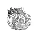 firefox  tattoo design idea