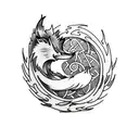firefox  tattoo design idea