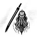 Gandalf tattoo design idea