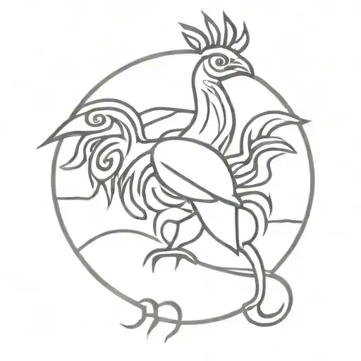 Filipino tribal tattoos include the sarimanok (mythical bird), the sun, waves, and geometric shapes.  tattoo design idea