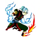 Avatar the last airbender, fire, earth, water, air. Sleeve tattoo tattoo design idea