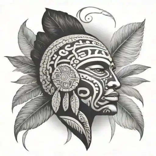 taino dominican Republic tattoo design idea