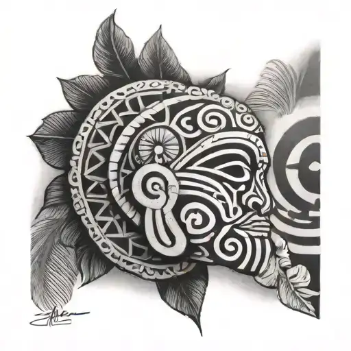 taino dominican Republic tattoo design idea