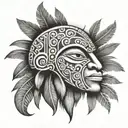 taino dominican Republic tattoo design idea
